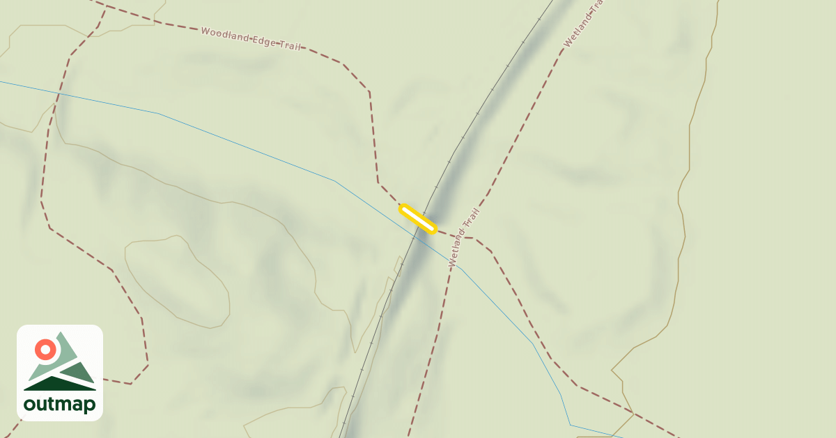 Map of Woodland Edge Trail