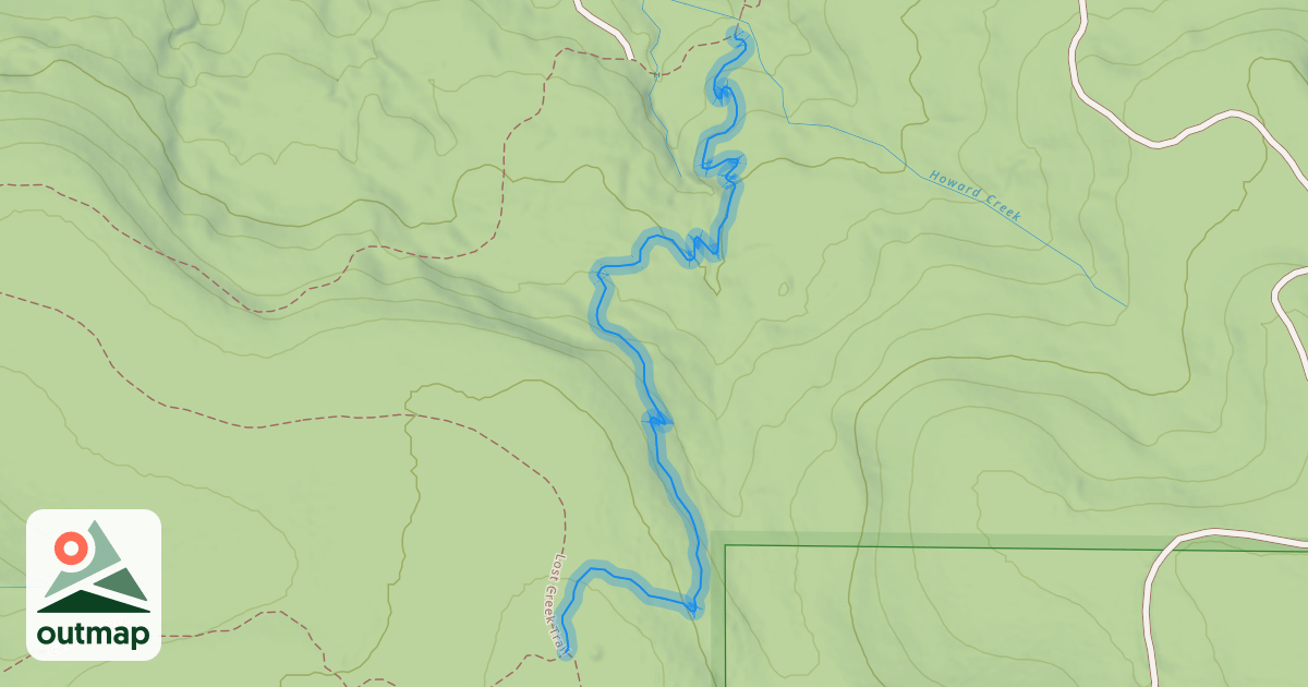 Map of Catamount Trail