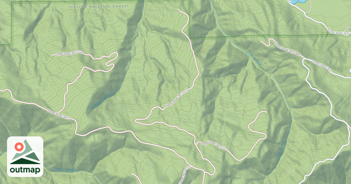 Map of USFS Motor Vehicle Use Map Roads {215B45E8-DC31-4D42-96BC-9DEBEA0EBCD6}