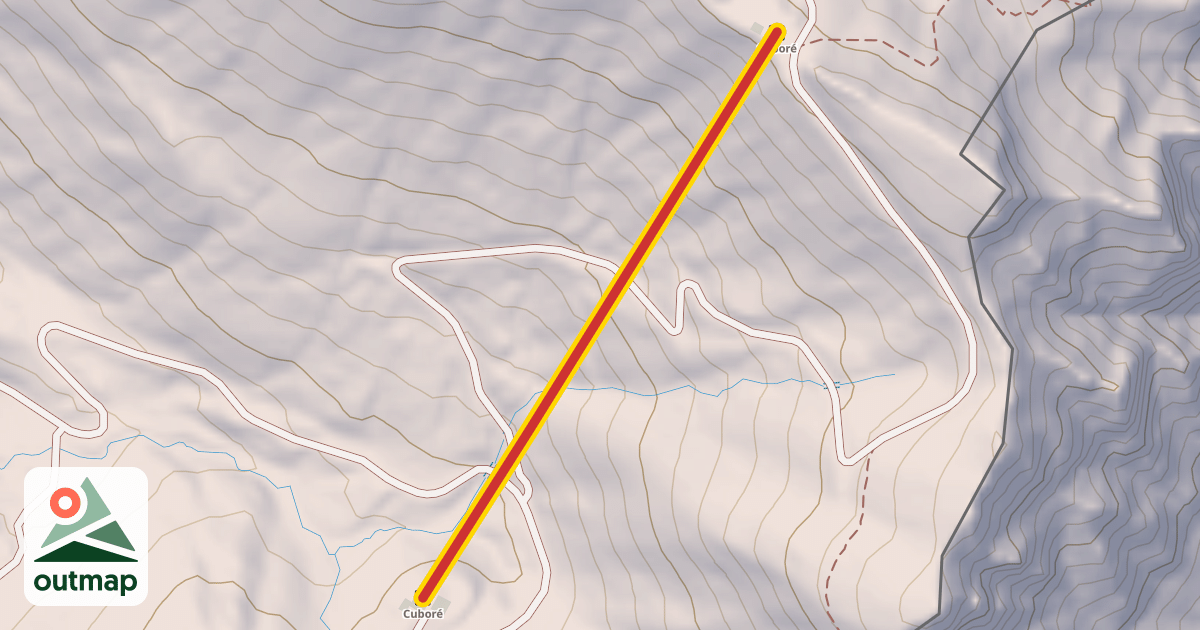 Map of Cuboré