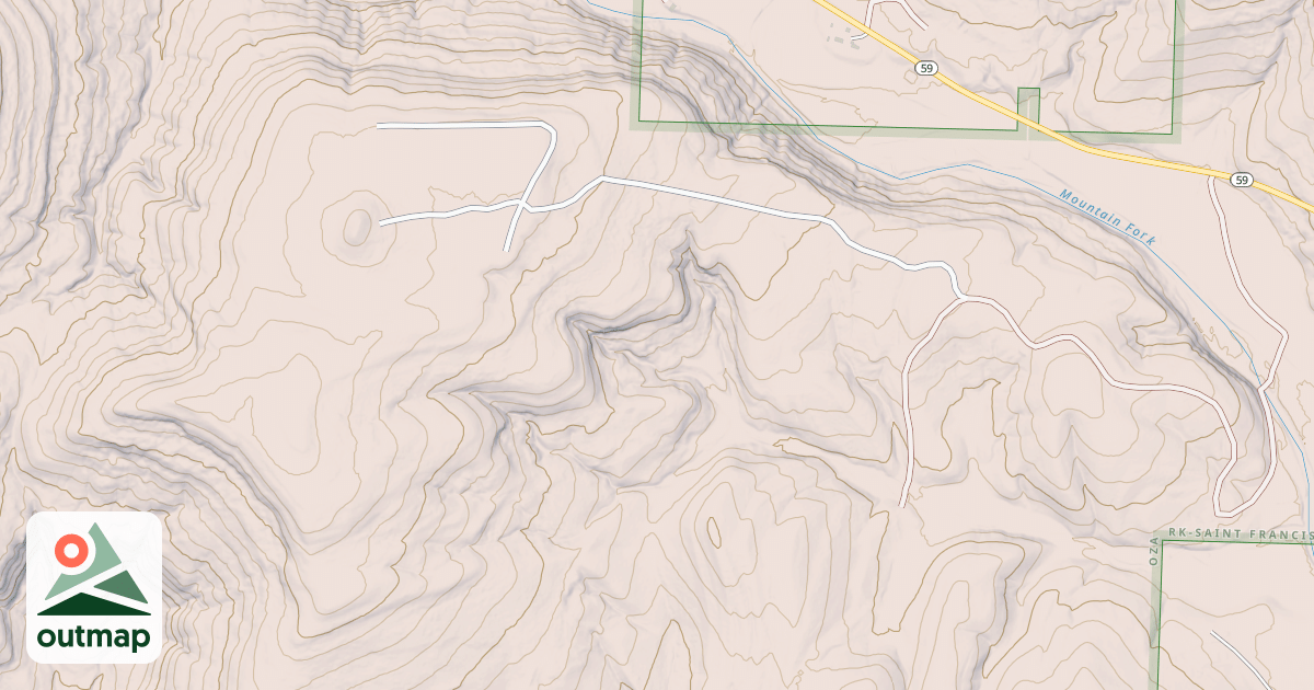 Map of USFS Motor Vehicle Use Map Roads {DFCE47BA-C8EB-4739-ACDE-4CCE3B0F15B3}