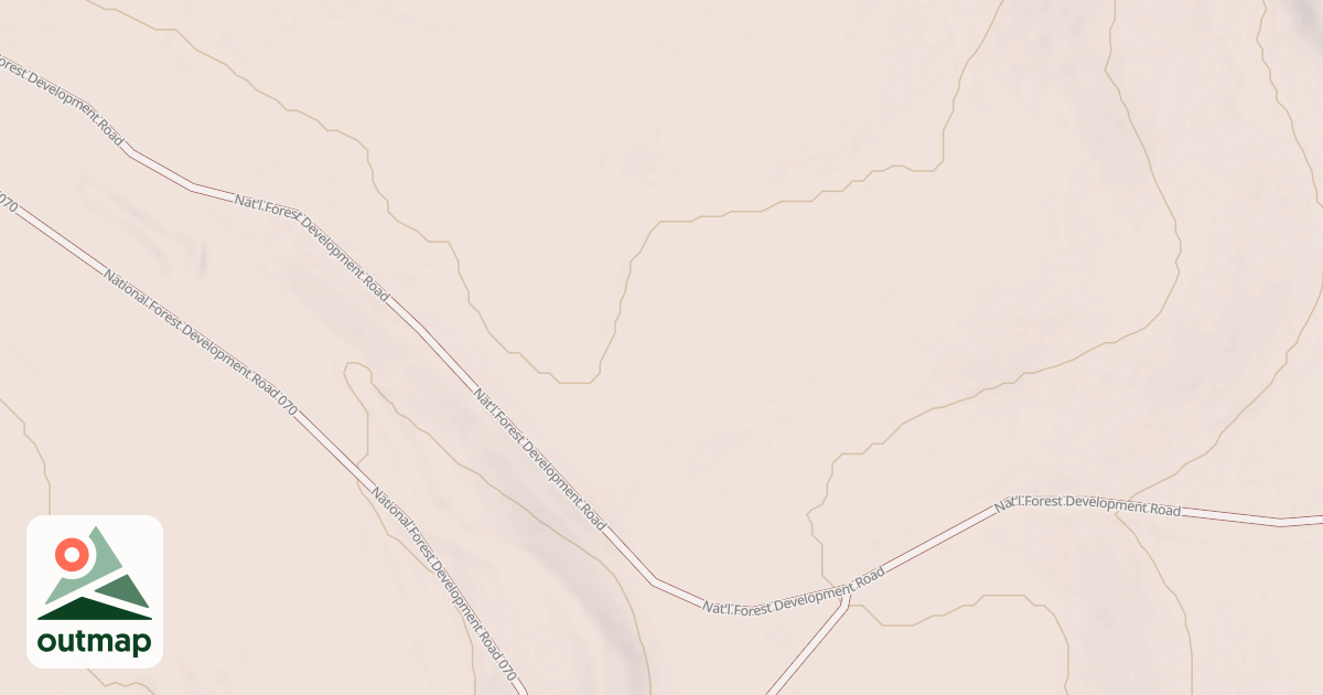Map of USFS National Forest System Roads {440CB3AC-DBF7-45B1-A947-82C969B6F190}