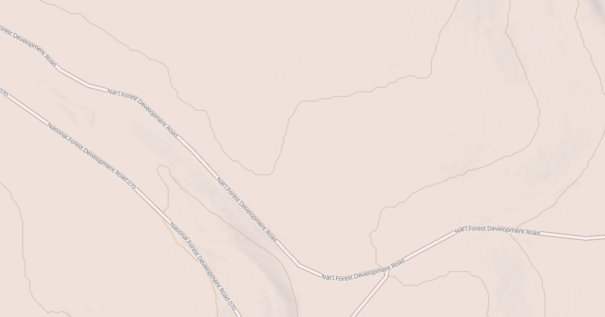 Map preview of USFS National Forest System Roads {440CB3AC-DBF7-45B1-A947-82C969B6F190}