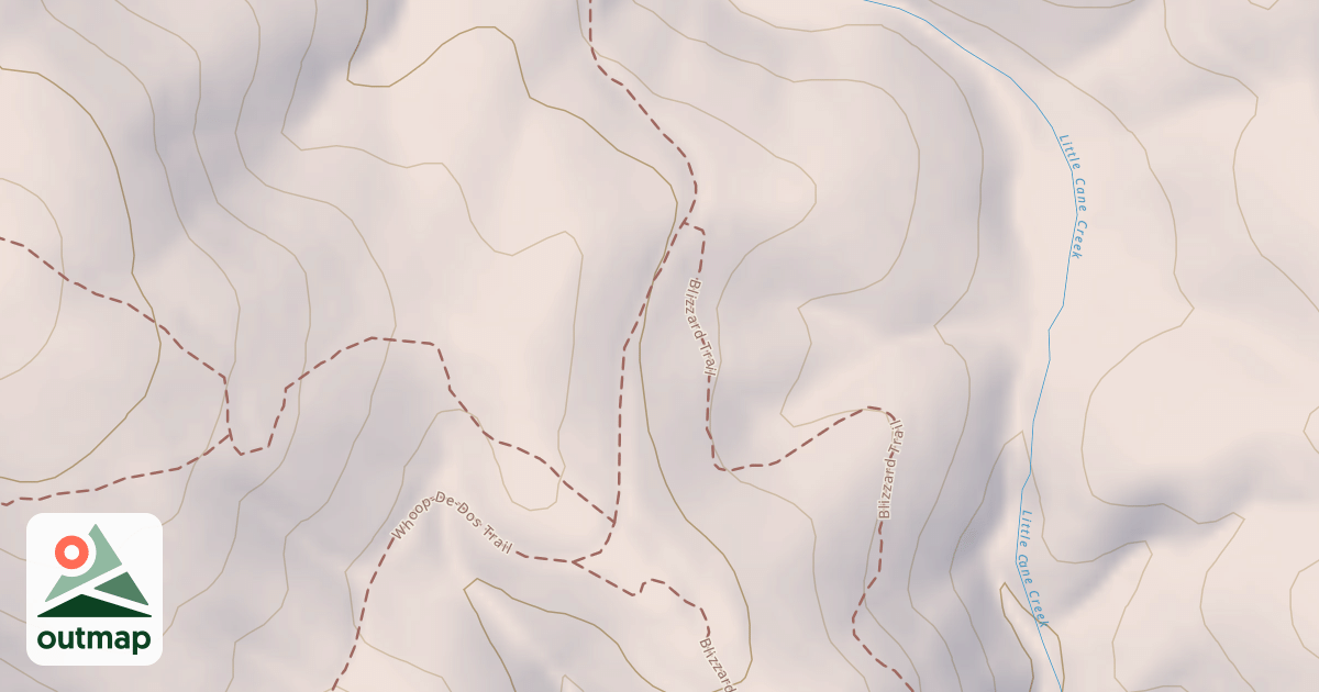 Map of Parking Lot Trail