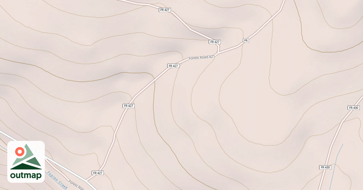 Map of USFS National Forest System Roads {681542D3-2D8C-4293-B4DF-B02507ECD732}