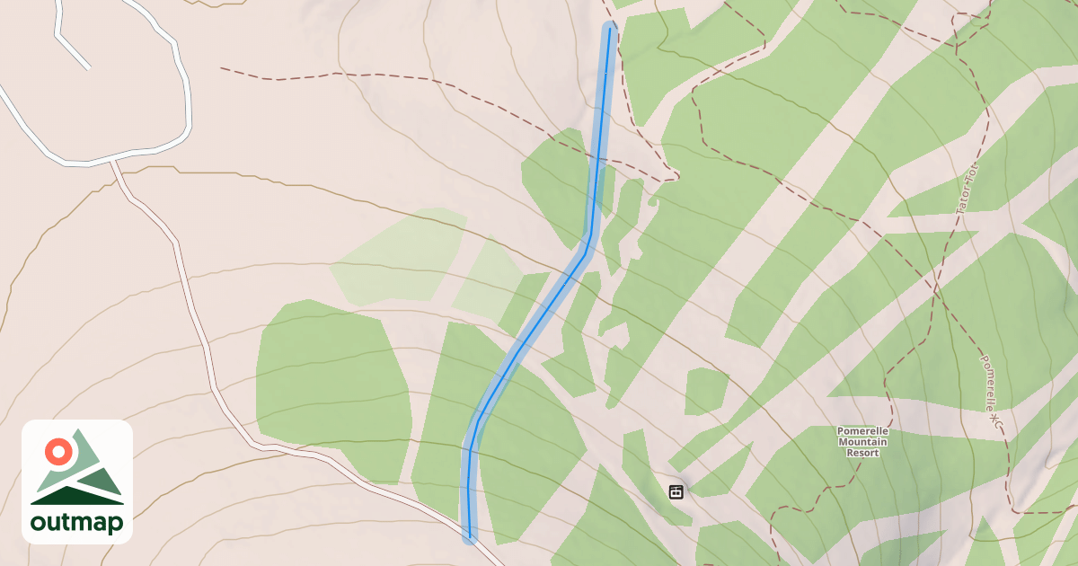 Map of Burrows Blvd