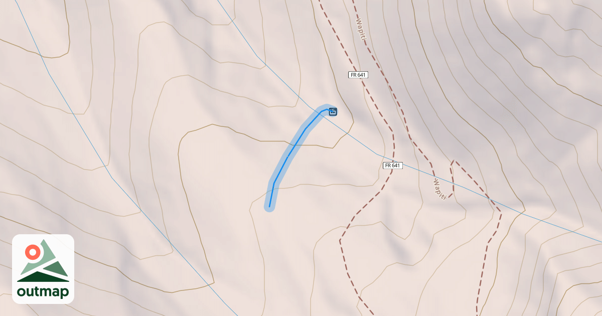 Map of Ophir Loop