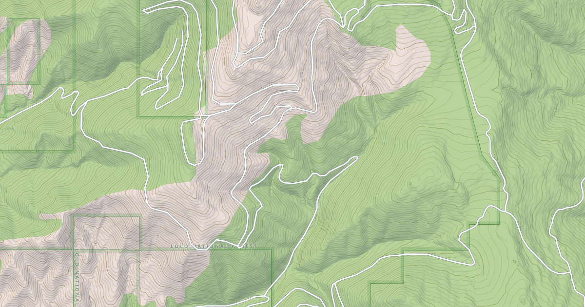 Map preview of DEEMER PEAK