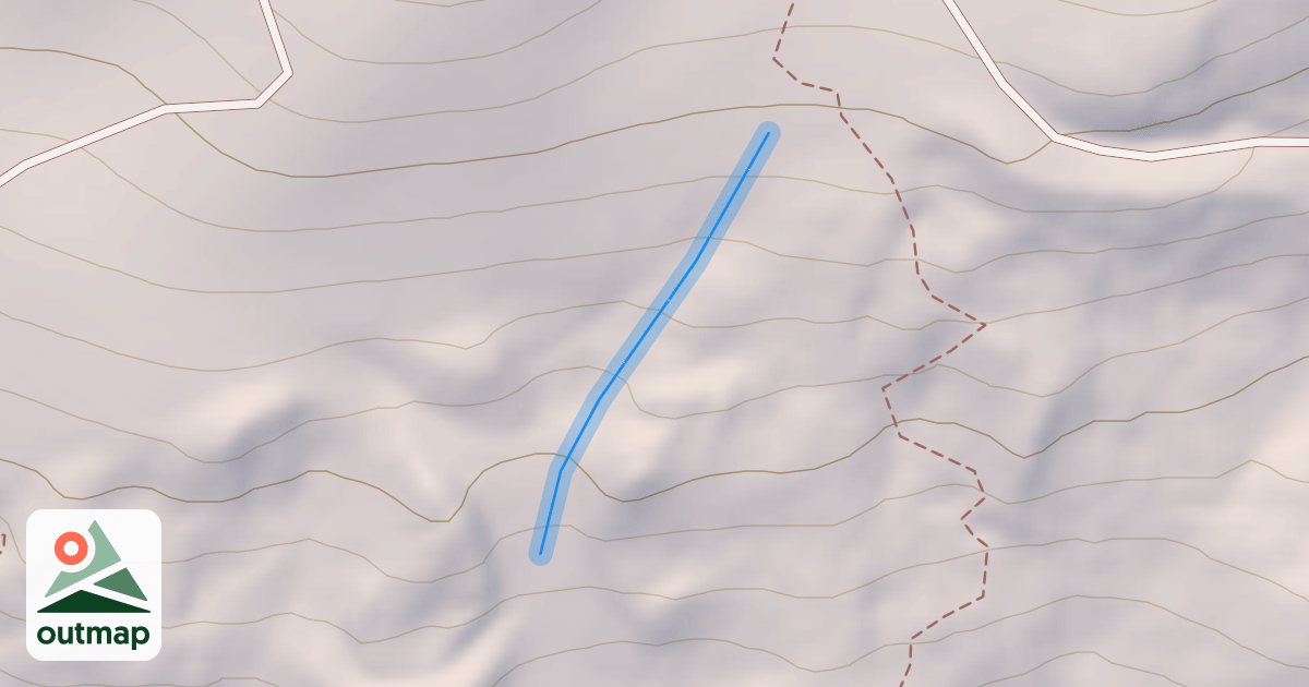 Map of Mid Gully