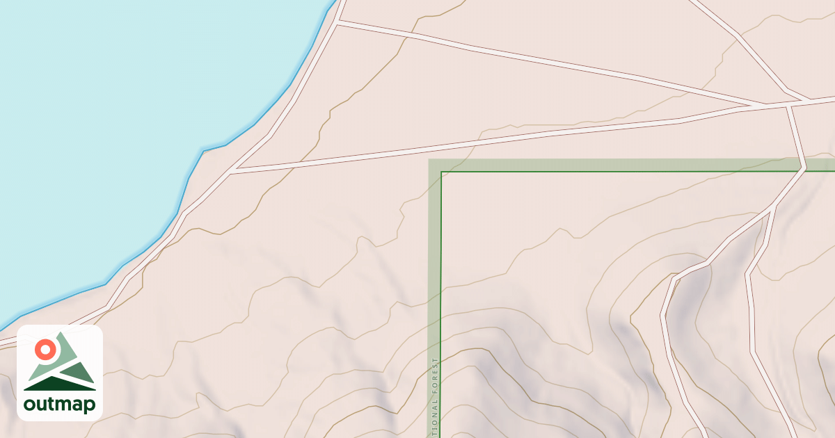 Map of MIDDLE FIREHOLE BEND