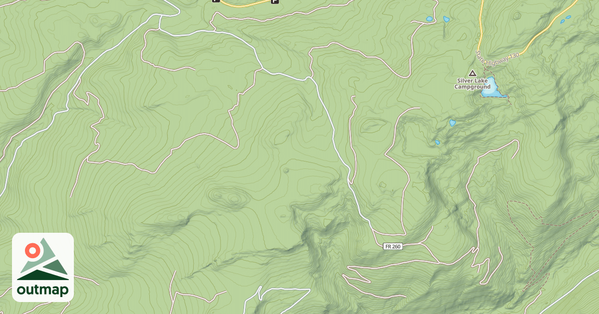 Map of CATHEDRAL ROCKS