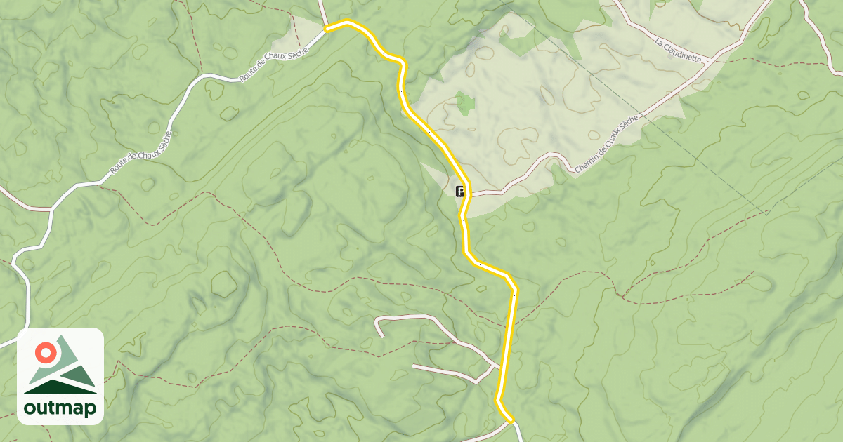 Map of Route de Chaux Sèche