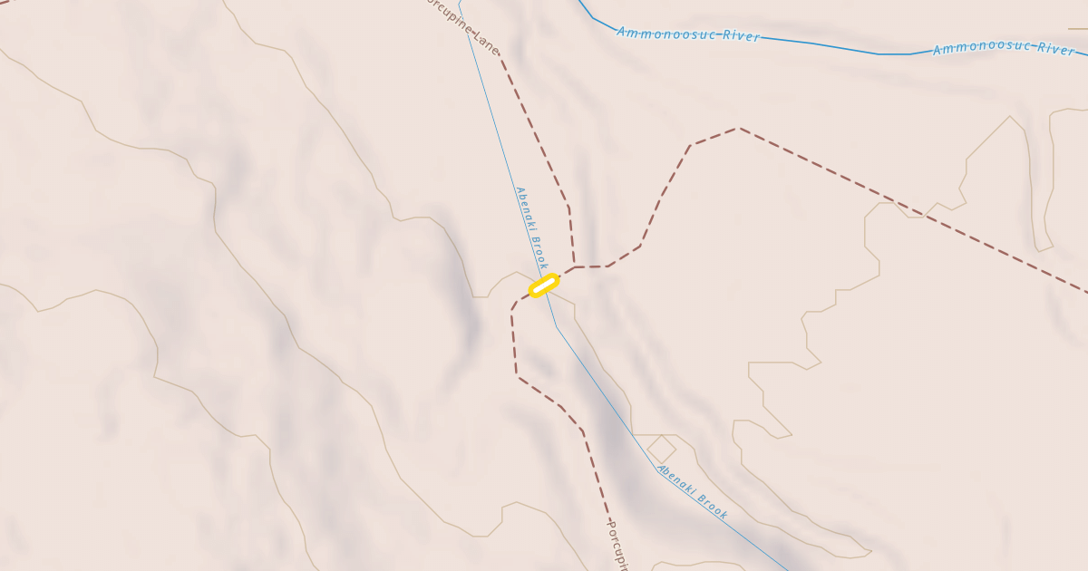 Map preview of Porcupine Lane