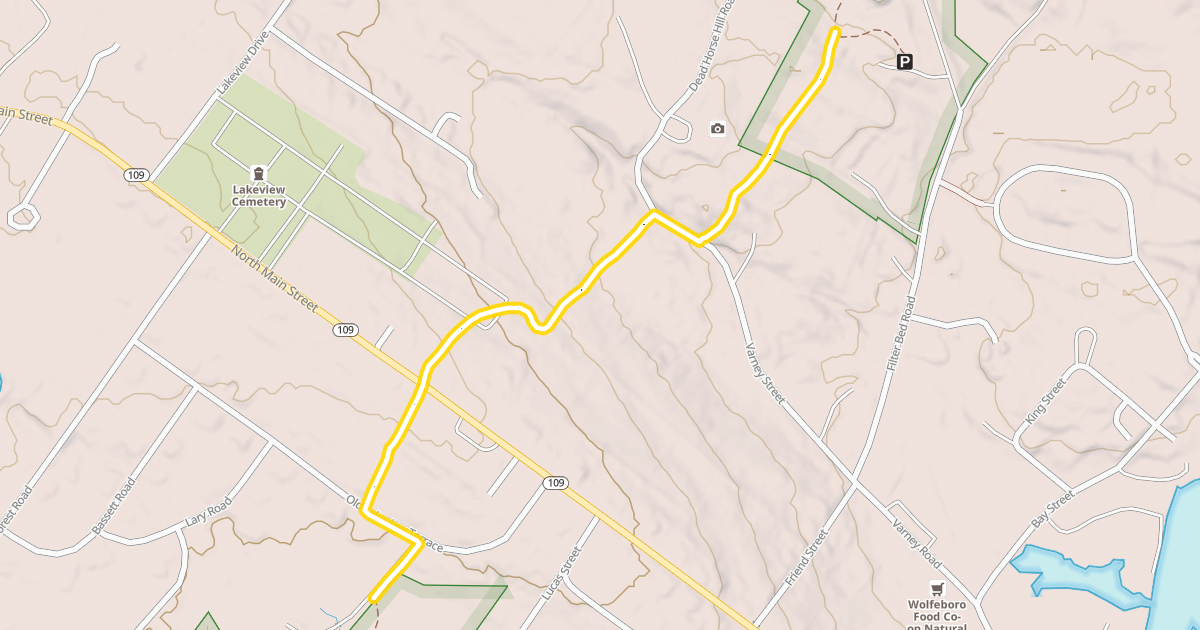 Map preview of Internet Trail