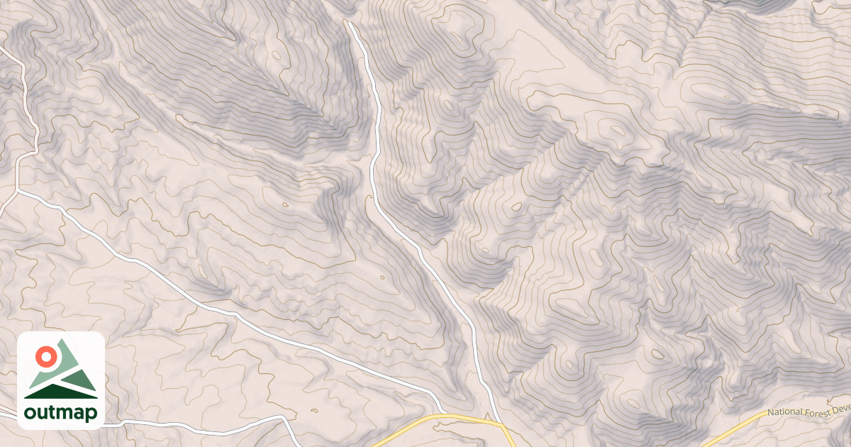 Map of GIBSON CREEK