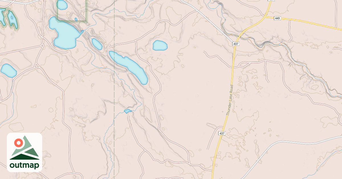 Map of BANANA LAKE