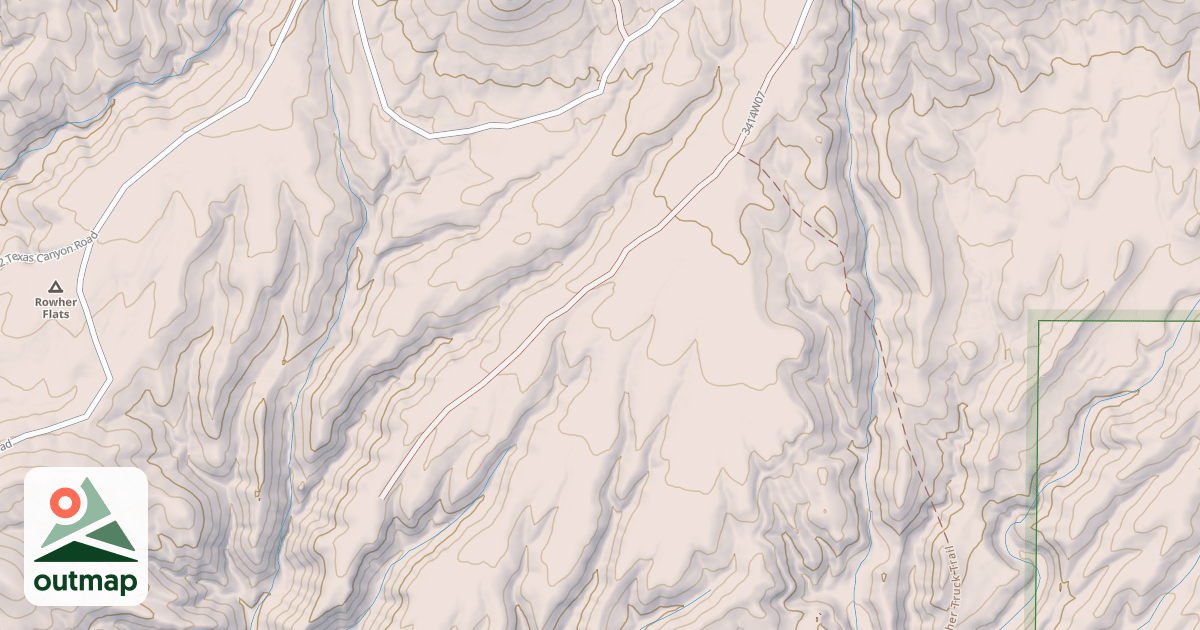 Map of Buffer Ohv Trail