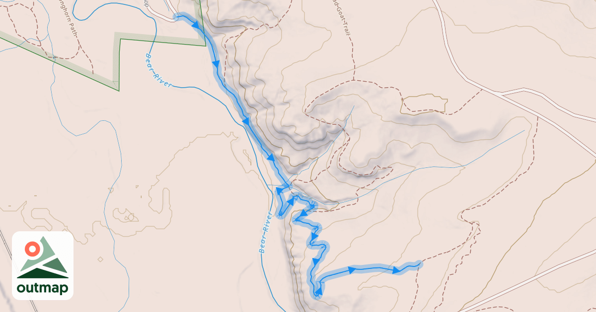 Map of River's Edge Trail