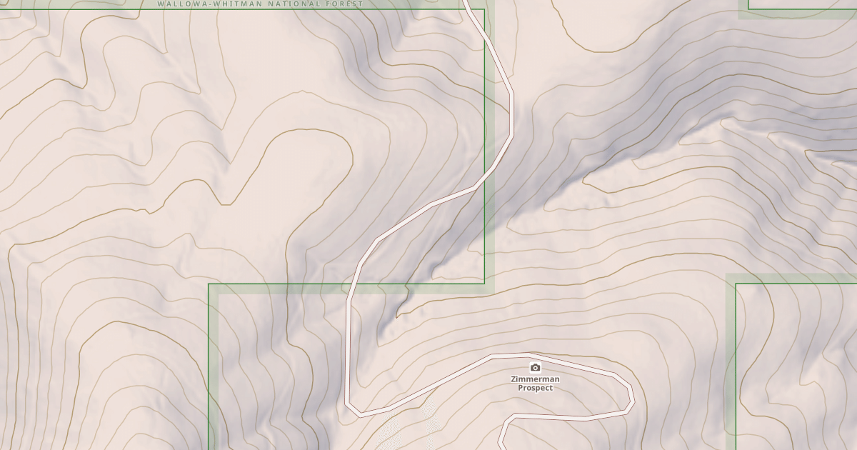 Map preview of HIBBARD GULCH