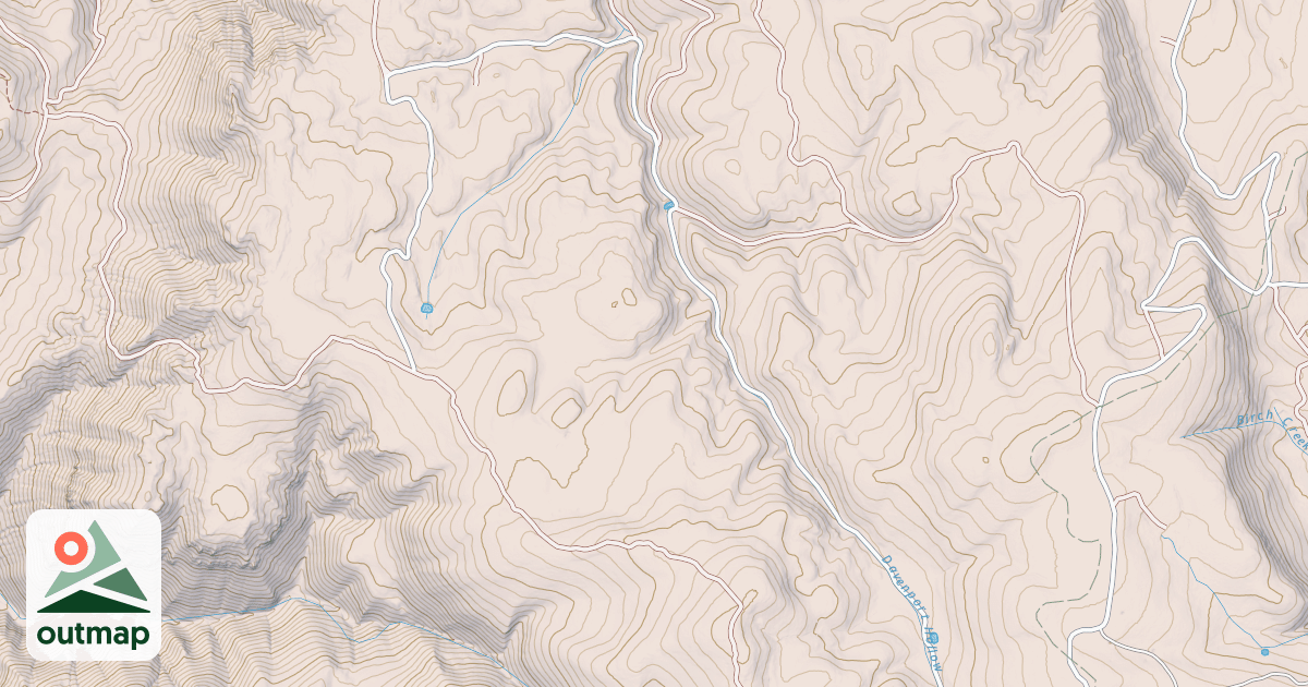 Map of DAVENPORT HOLLOW