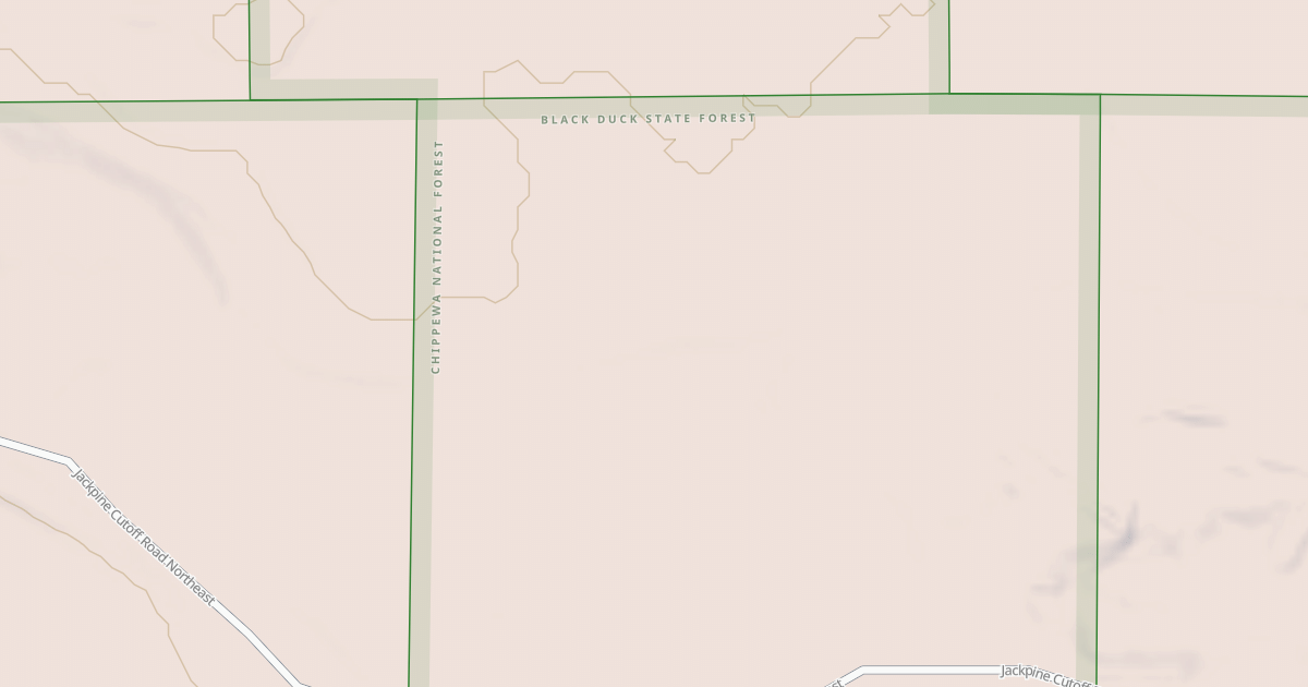 Map preview of JACKPINE CUTOFF ROAD SPUR E