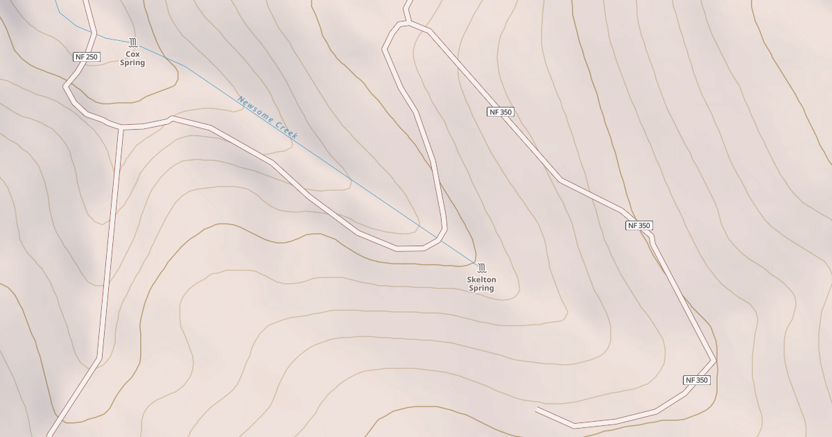 Map preview of USFS Motor Vehicle Use Map Roads {2416866B-C402-42EE-B69D-AA365CA314A9}