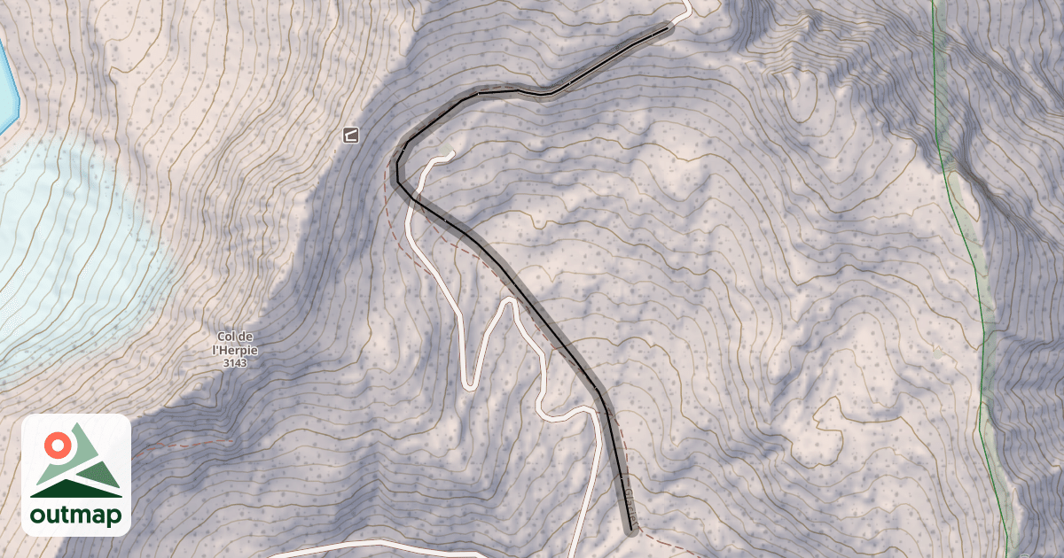 Map of Glacier