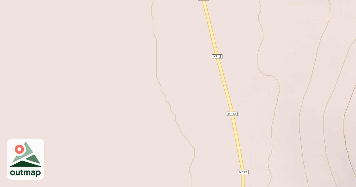 Map of USFS Motor Vehicle Use Map Roads {6F923108-0A8C-4E40-9809-AA5EABE1D73E}