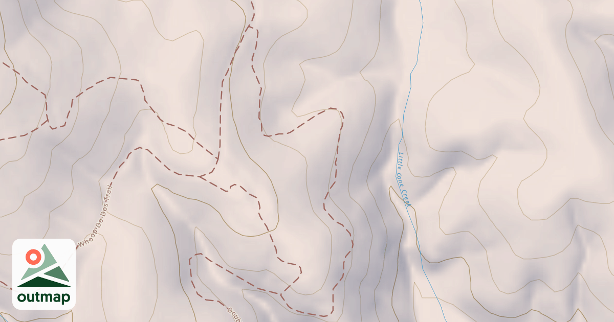 Map of Blizzard Trail
