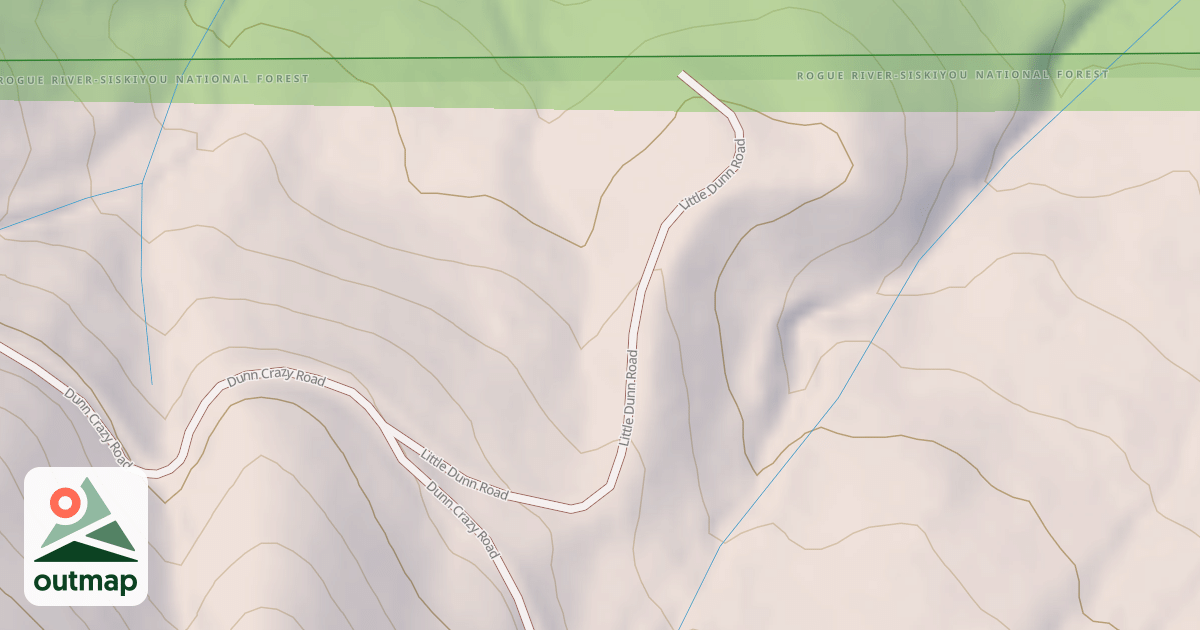 Map of LITTLE DUNN
