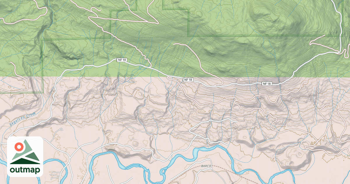 Map of SEGELSEN