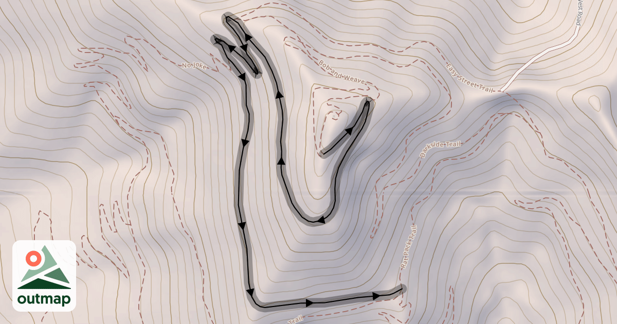 Map of Arm Bar Trail