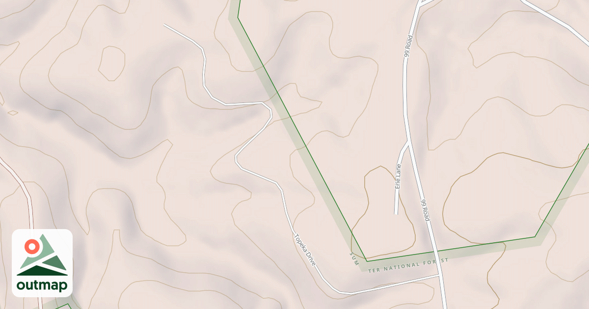 Map of HI HILL