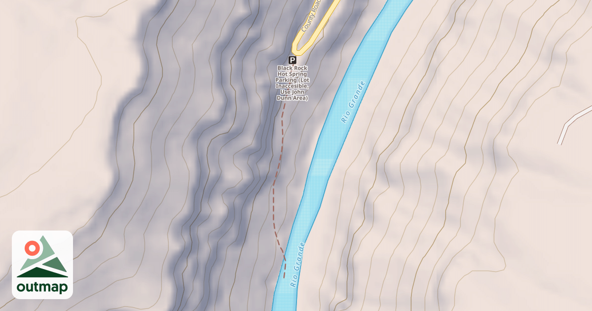 Map of Black Rock Spring Trail