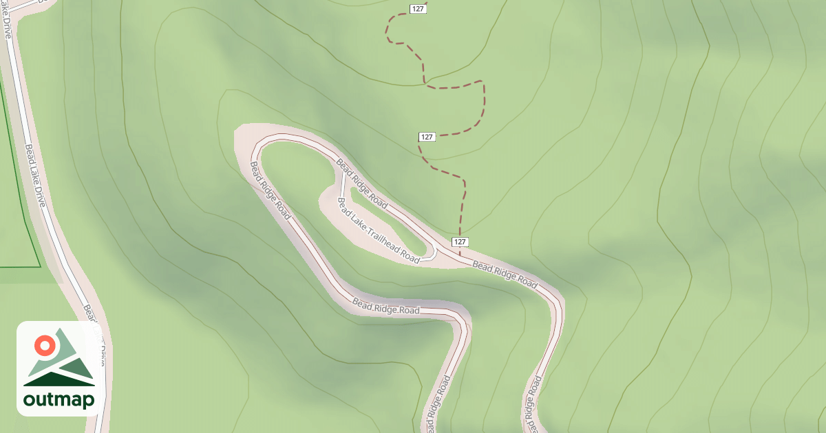 Map of BEAD LAKE TRAILHEAD