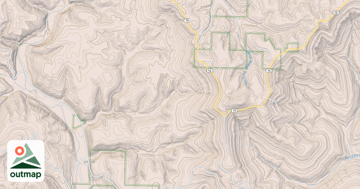 Map of TREADWELL HOLLOW