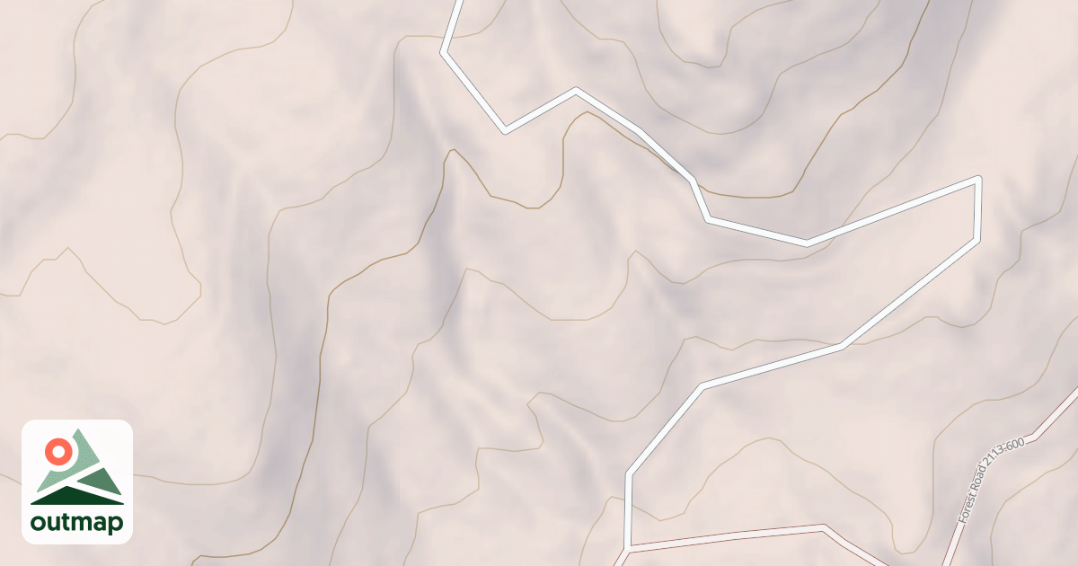 Map of USFS Motor Vehicle Use Map Roads {1EA4BA2E-491A-4B95-AA27-6A25F2B7709E}