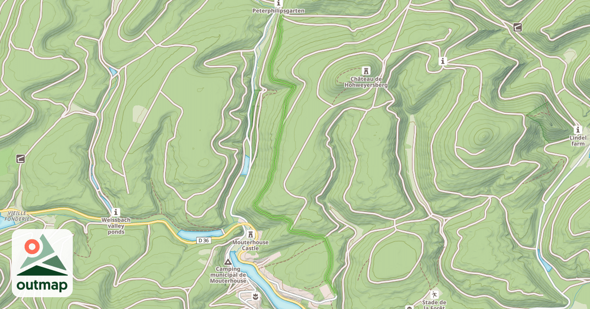 Map of Chapel path