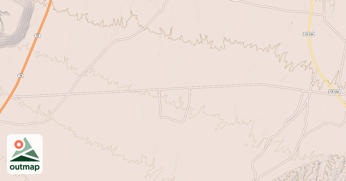 Map of BLM National GTLF Public Motorized Roads 72609455-fd3f-4a5d-b532-f4703accc839