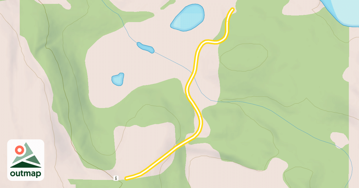 Map of Whispering Pines Trail