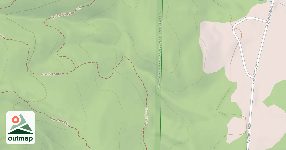 Map of USFS Motor Vehicle Use Map Trails 16079