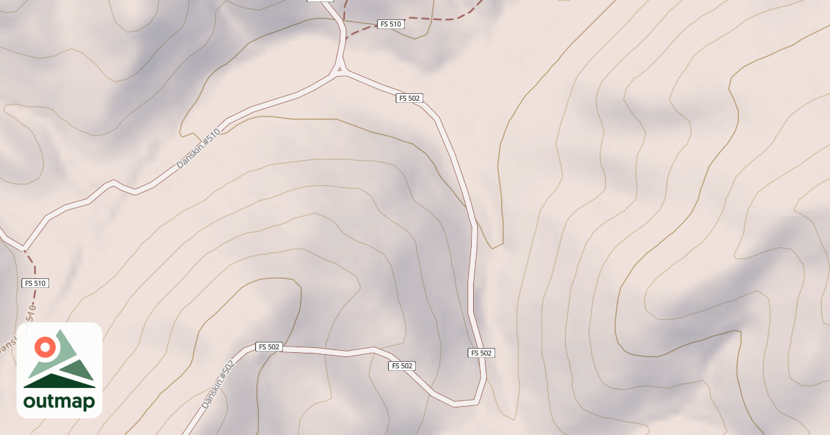 Map of Danskin #502