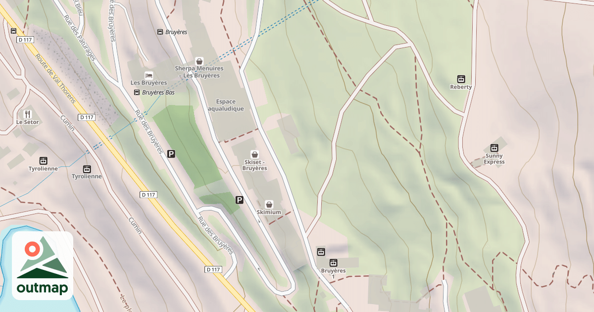 Map of La Mine