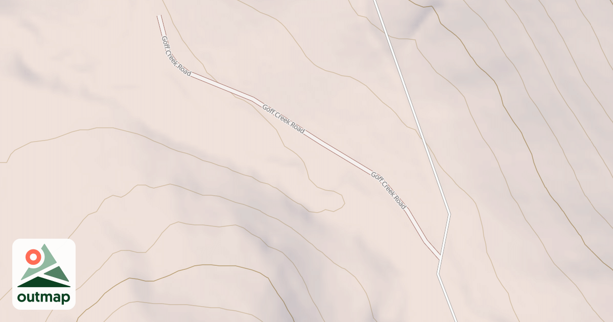 Map of GOFF CREEK