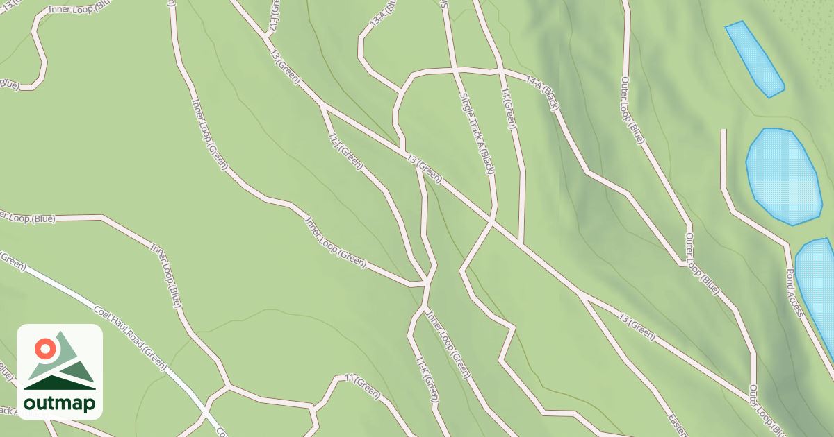 Map of Rock Run ATV Trails