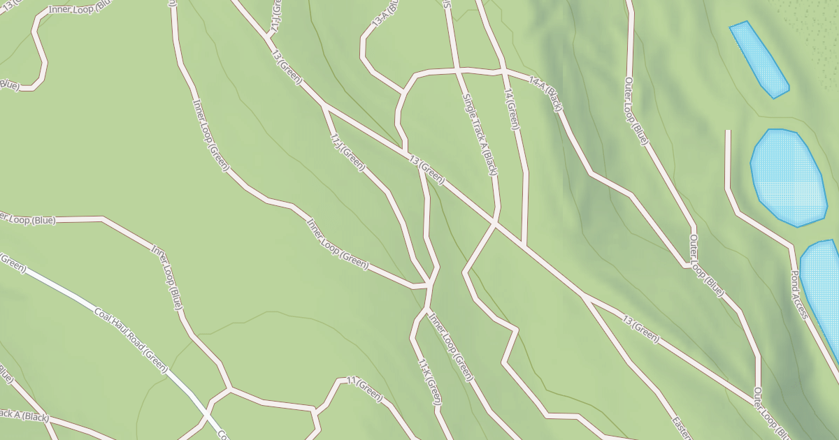 Map preview of Rock Run ATV Trails