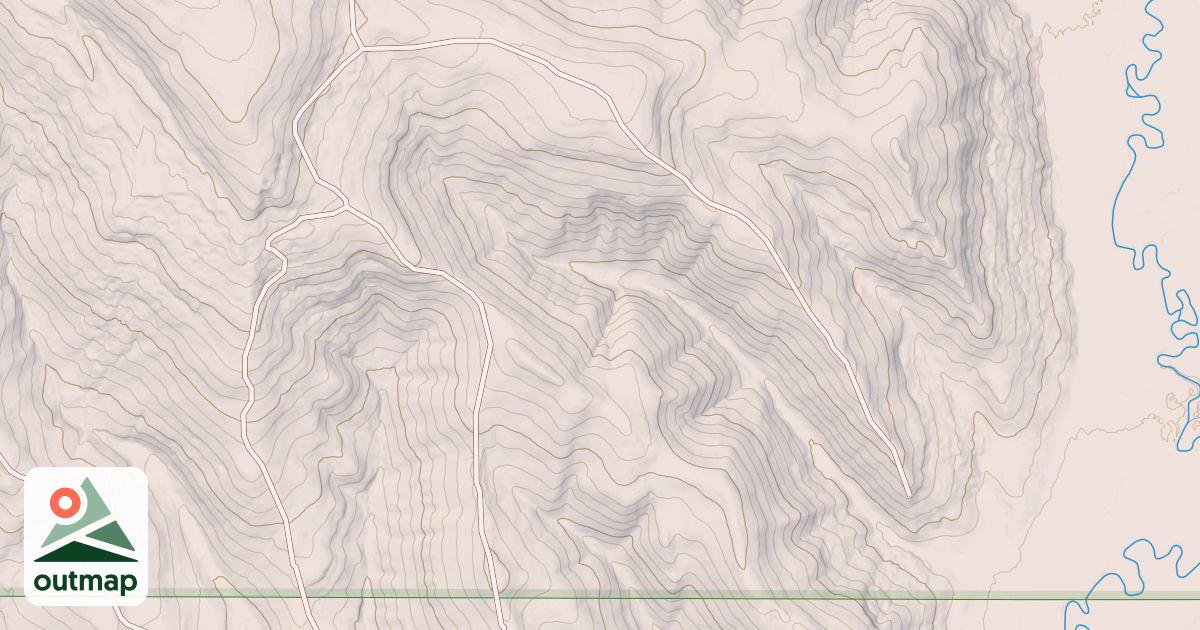 Map of HAMS FORK LOOP
