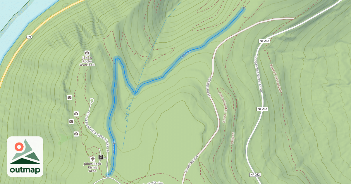 Map of Seneca