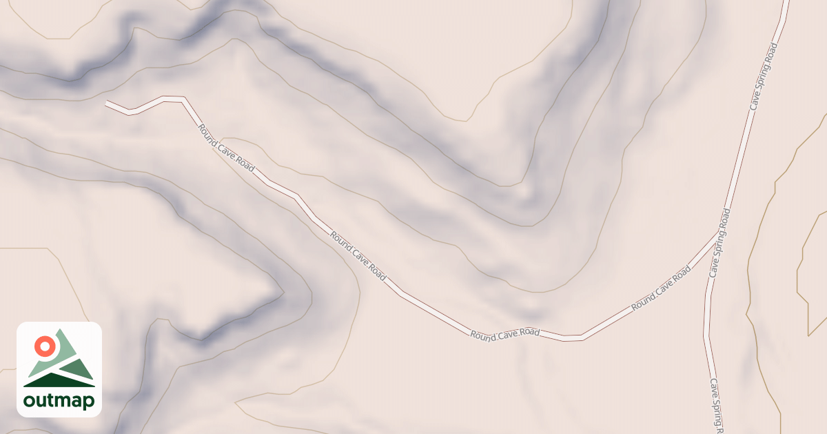 Map of ROUND CAVE