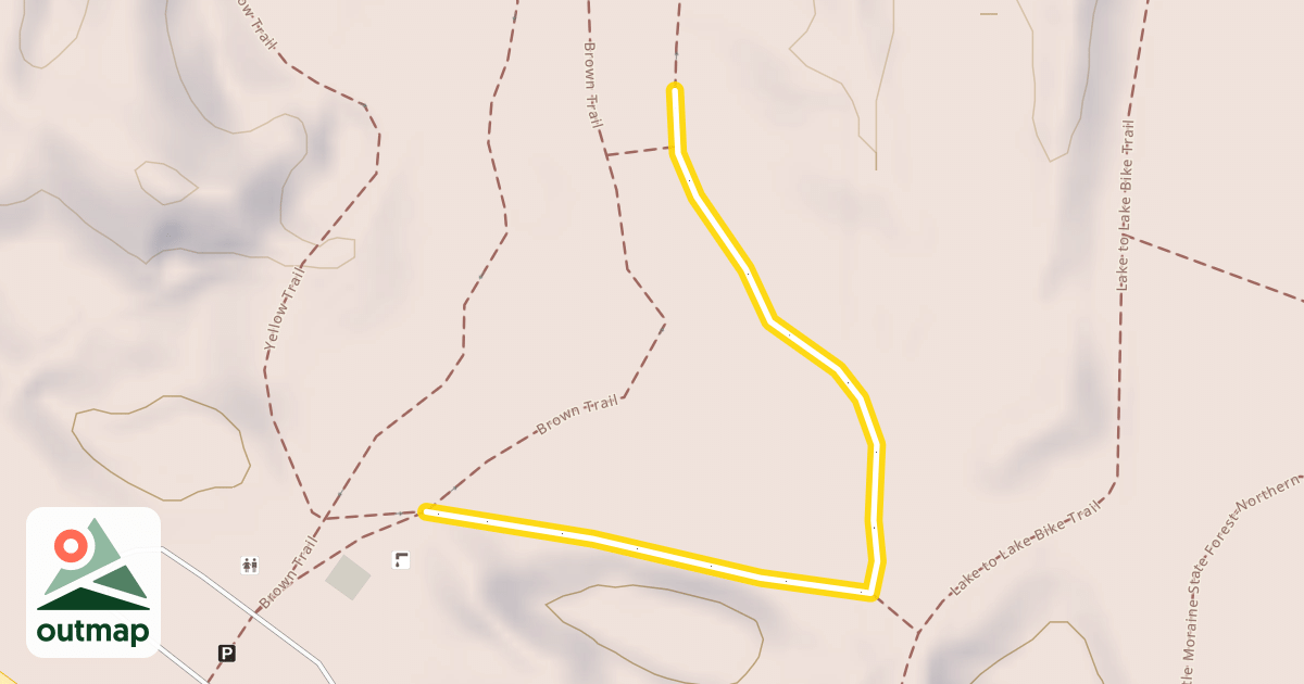 Map of Yellow Trail